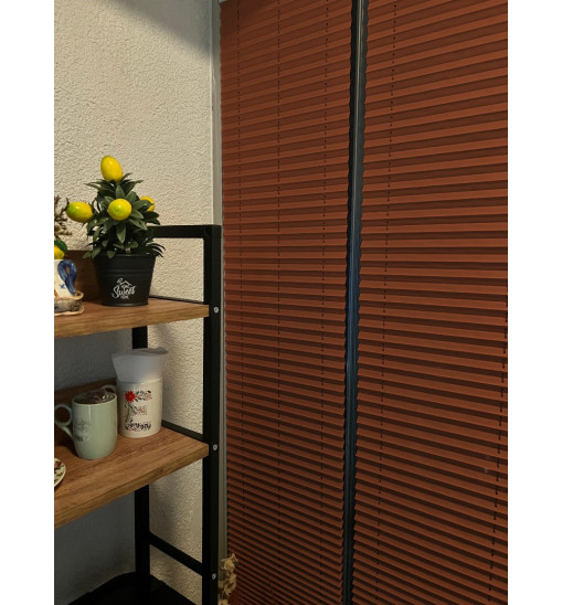 Leone 08 Kiremit Plise Perde