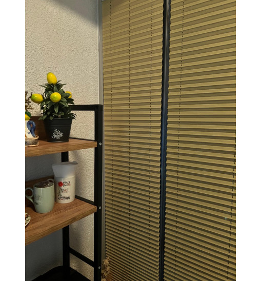 Bronz Renk Plise Perde